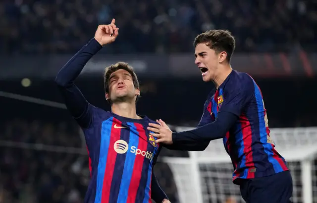 Barcelona celebrate