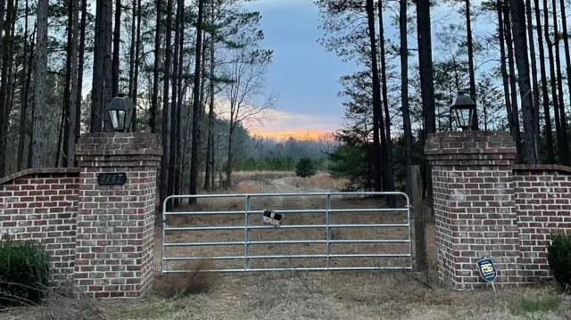 A view from outside the property