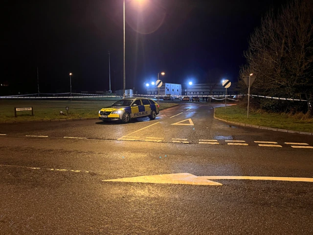 Scene of shooting in Omagh