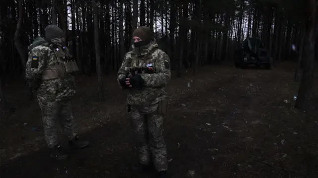 Ukraine air defence soldiers