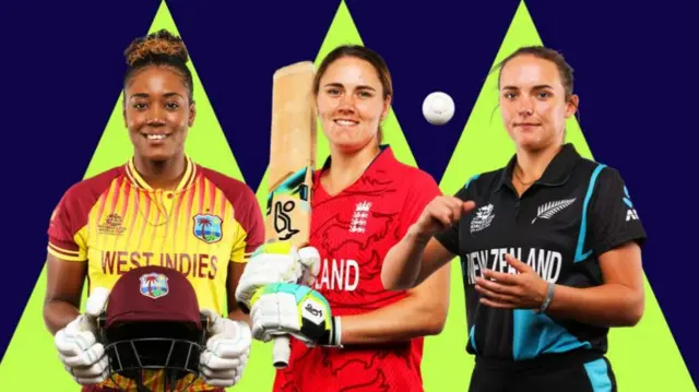 Players from the Women's T20 World Cup