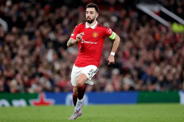 Bruno Fernandes running