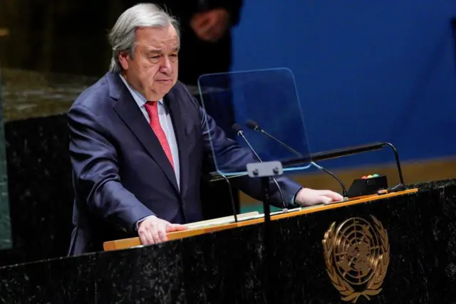 United Nations Secretary General António Guterres