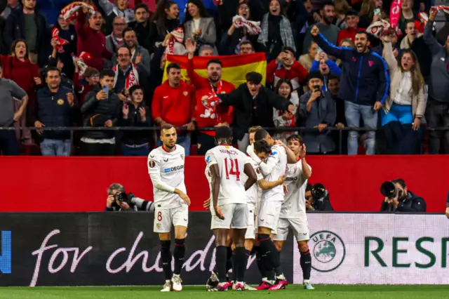 Sevilla celebrate