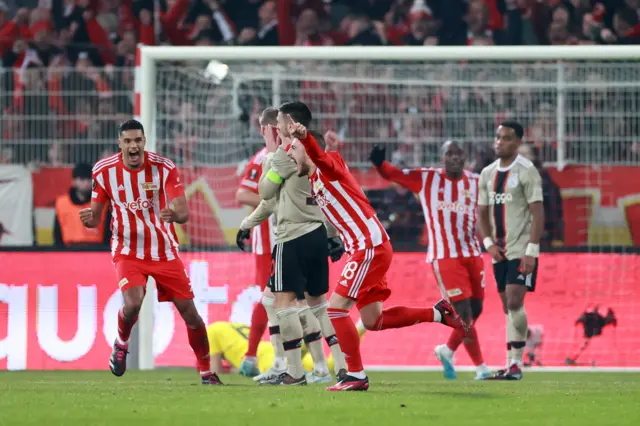 Union Berlin celebrate