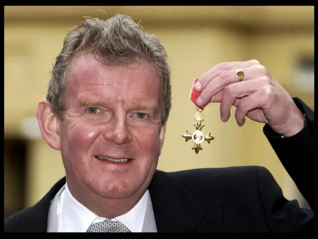 John Motson was awarded an OBE in 2001