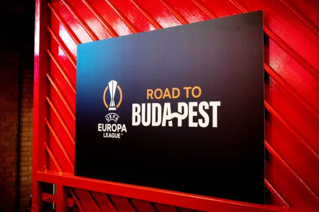 Road to Budapest, Europa League final sign.