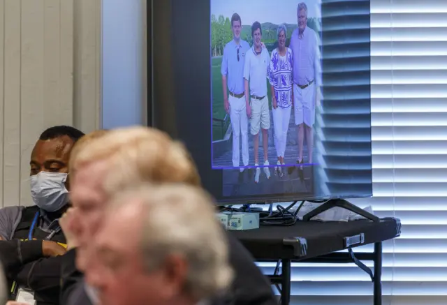 Photo of the family shown at trial