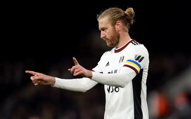 Fulham captain Tim Ream against Wolves