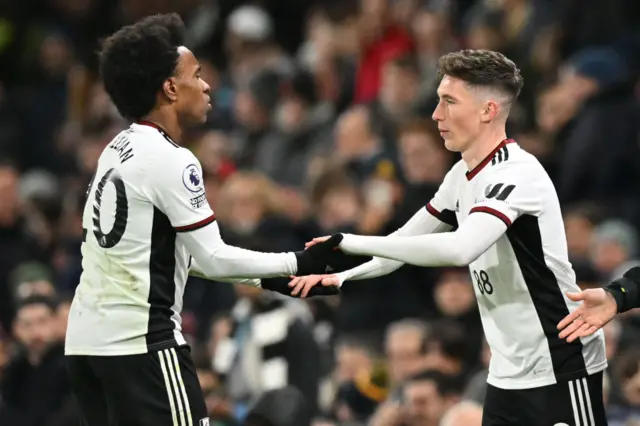 Harry Wilson replaces Fulham teammate Willian at Craven Cottage