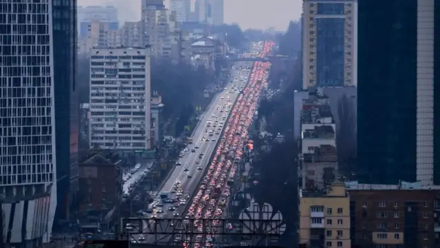 Traffic in Kyiv