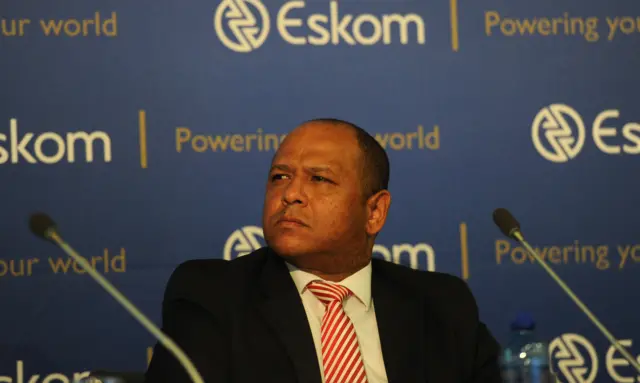 Eskom Financial Officer Calib Cassim is now interim CEO