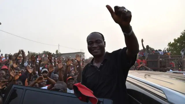 Sierra Leone's All People's Congress presidential candidate Samura Kamara