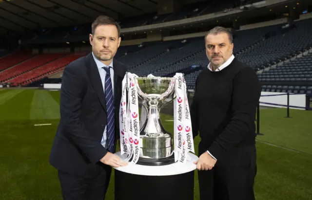 Rangers' Michael Beale and Celtic's Ange Postecoglou