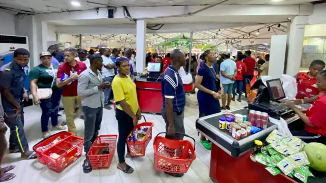 Supermarket in Lagos, Nigeria