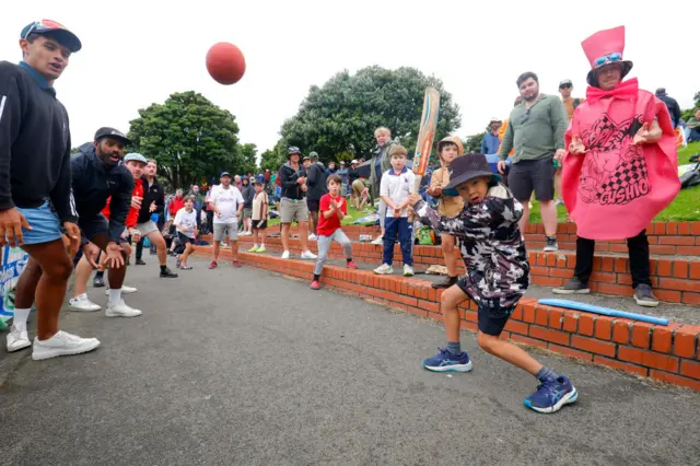 Basin Reserve fans, day two