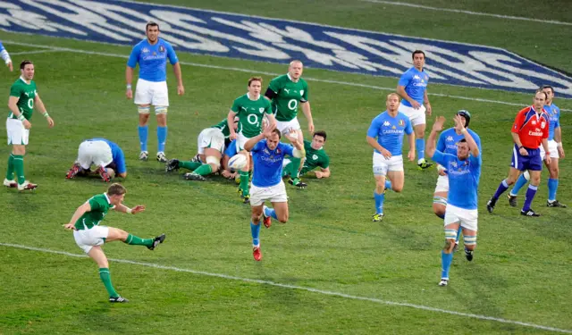 Ronan O'Gara drop kick