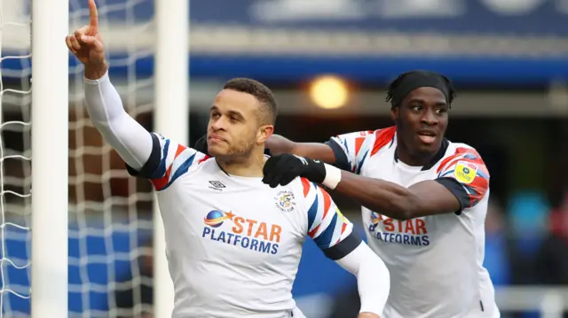 Luton celebrate