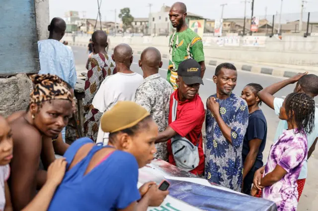 Voters in Lagos