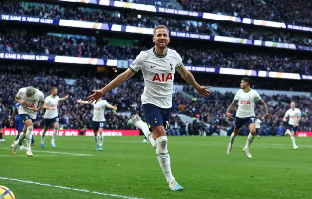 Harry Kane scores for Tottenham