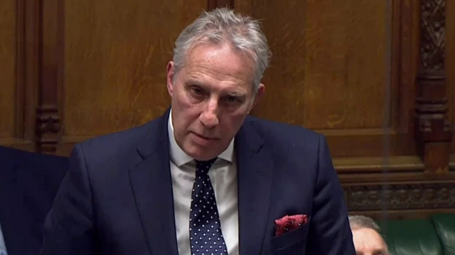 Ian Paisley in the House of Commons