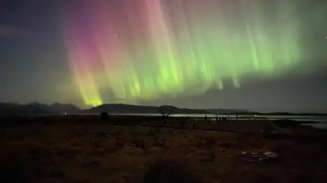 Residents of the Isle of Skye have been treated to displays of the aurora tonight