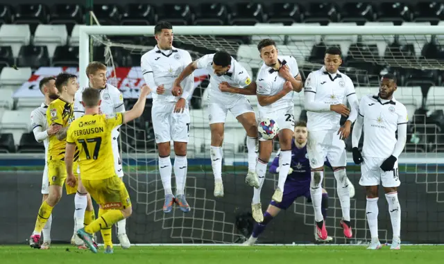 Ferguson hits wall with free-kick