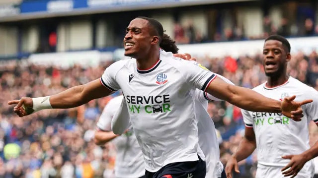 Victor Adeboyejo of Bolton Wanderers