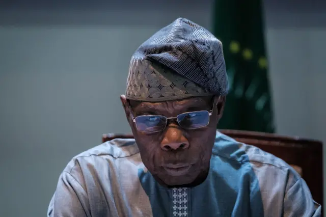 Former Nigeria's President Olusegun Obasanjo