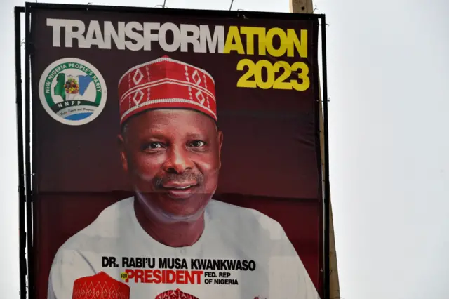 New Nigeria Peoples party (NNPP) candidate Rabiu Kwankwaso