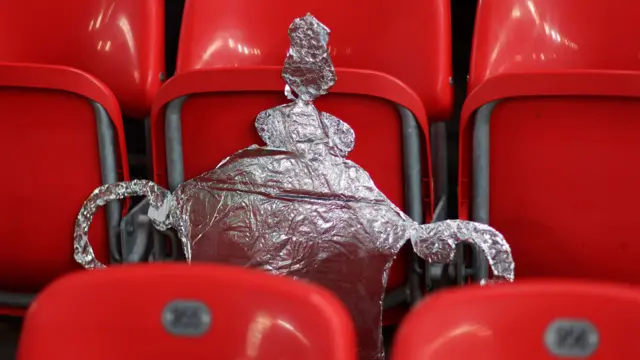 A tin-foil FA Cup