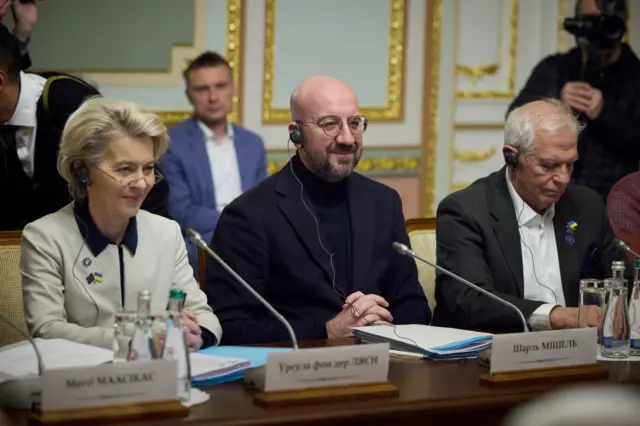 European Commission President Ursula von der Leyen and European Council President Charles Michel