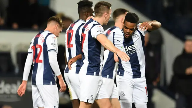 West Brom celebrate