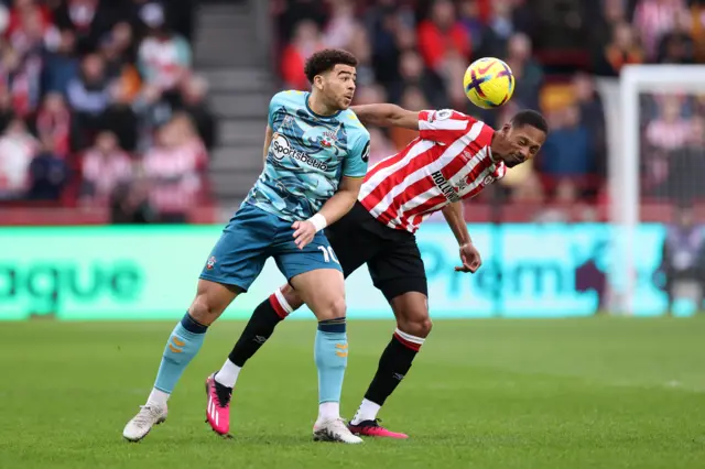 Ethan Pinnock and Che Adams