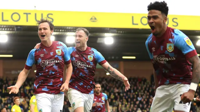 Burnley celebrate