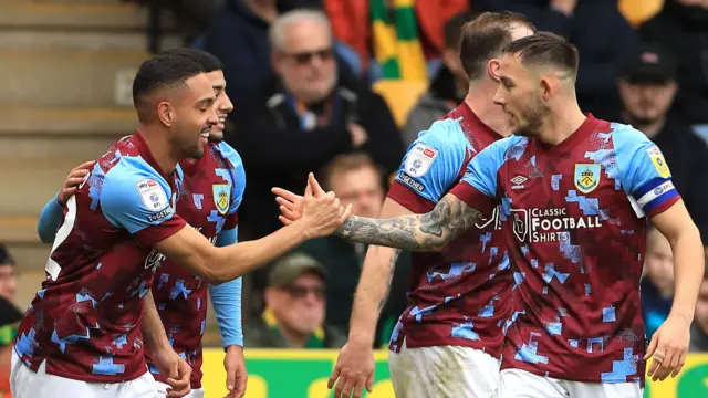 Burnley celebrate