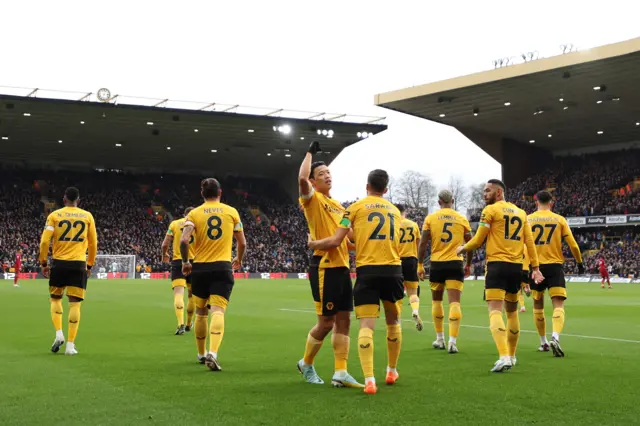 Wolves celebrate