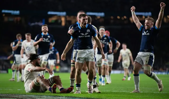 Scotland celebrate