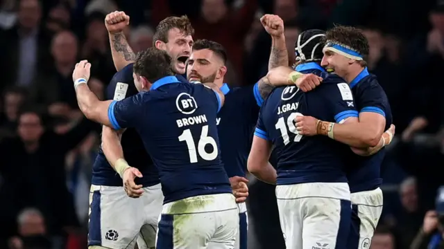 Scotland celebrate