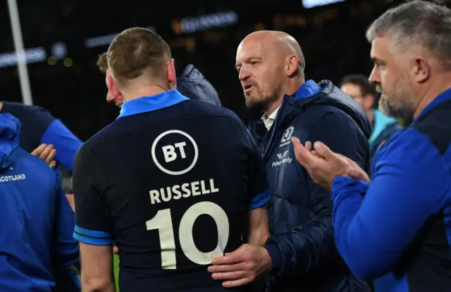 Townsend and Russel at full-time