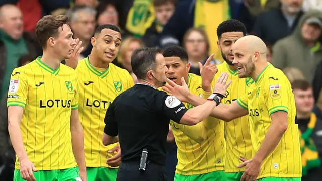 Norwich players appeal