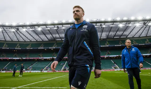 Kyle Steyn at Twickenham