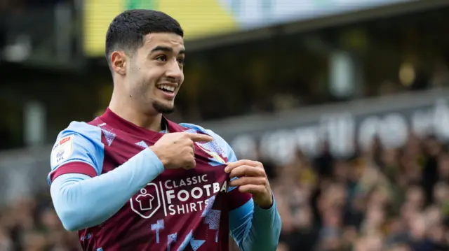 Burnley celebrate