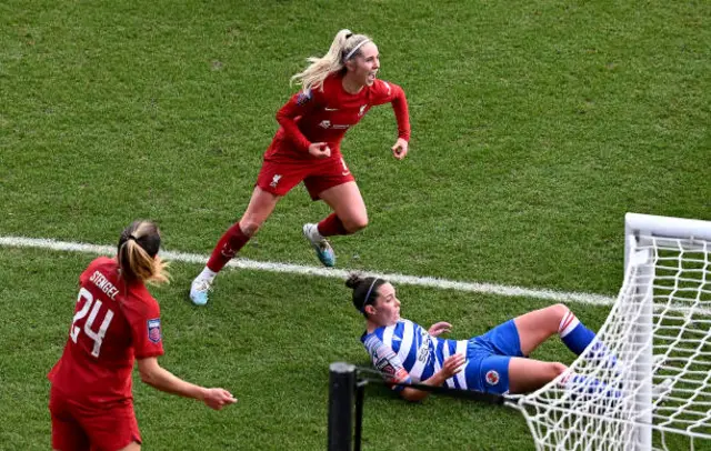 Missy Bo Kearns celebrates