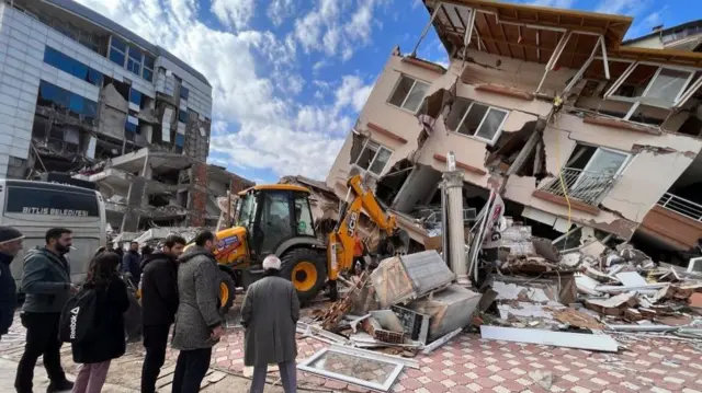 Rubble in Antakya