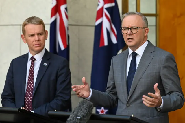 Chris Hipkins and Anthony Albanese