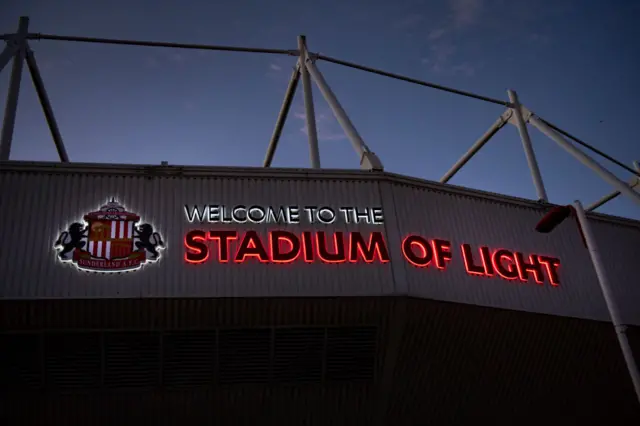 General outside view of Sunderland's Stadium of Light