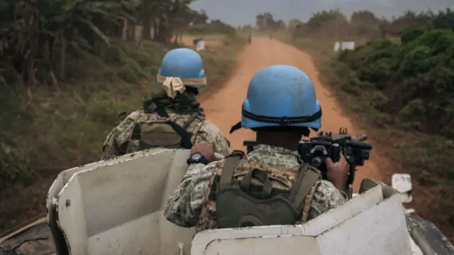 UN convoy in the Democratic Republic of the Congo