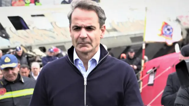 Greek Prime Minister Kyriakos Mitsotakis