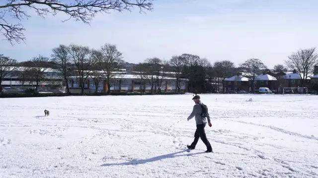 Snow in Cleckheaton